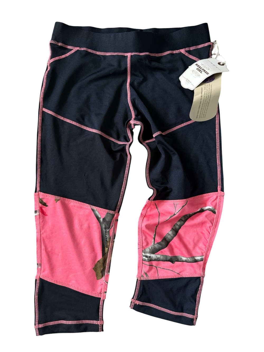 NWT! Realtree Pink Camo Pants Athletic Workout Outdoor Hunting Fishing Gear S - Picture 3 of 5